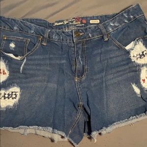 American flag peep shorts!